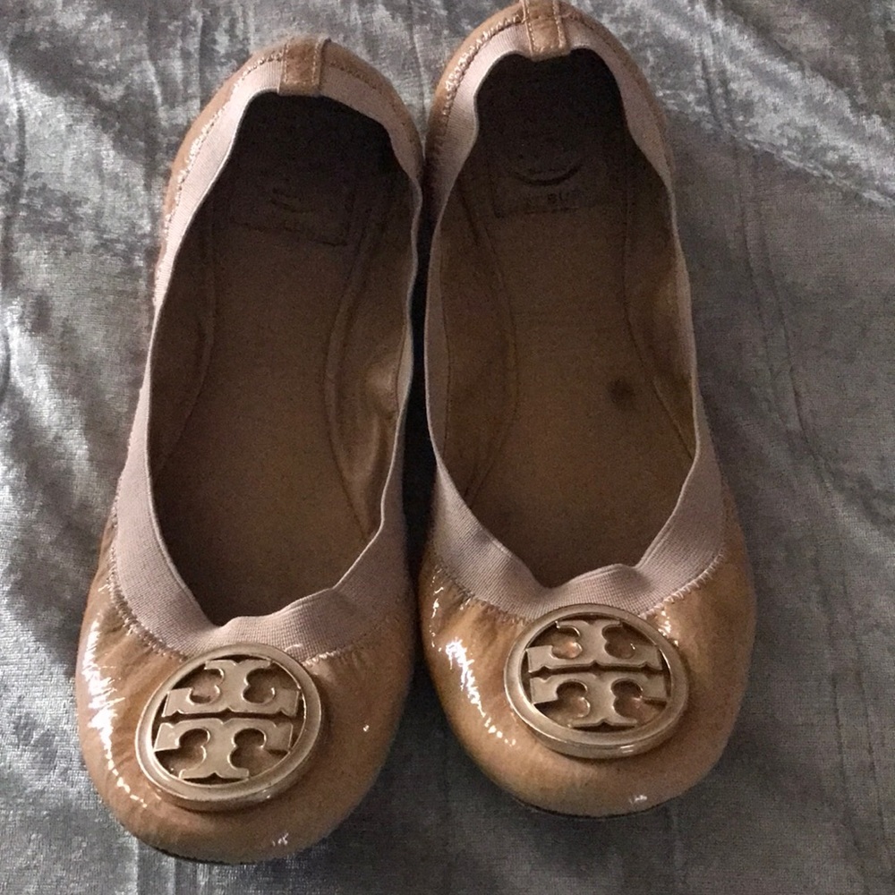 Tory Burch size 8 1/2 flats good condition